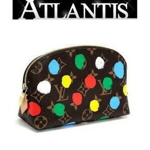 Louis Vuitton Pochette Cosmetic Yayoi Kusama Makeup Pouch Monogram Dot